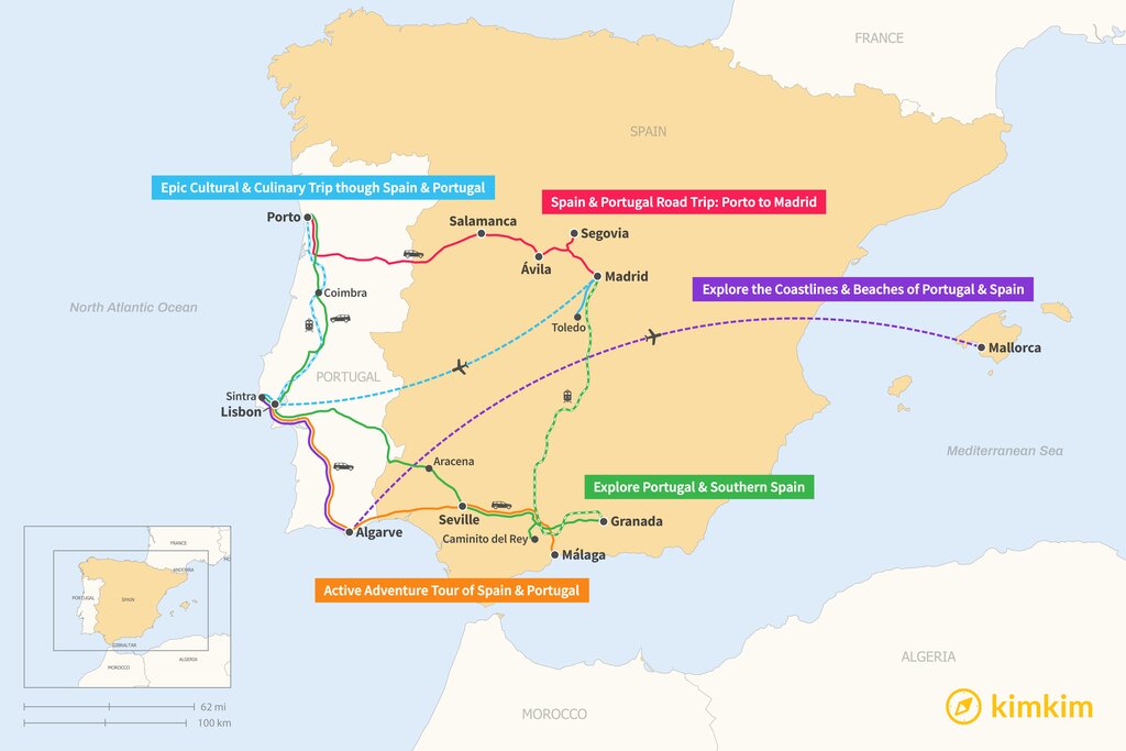 Spain And Portugal Itinerary